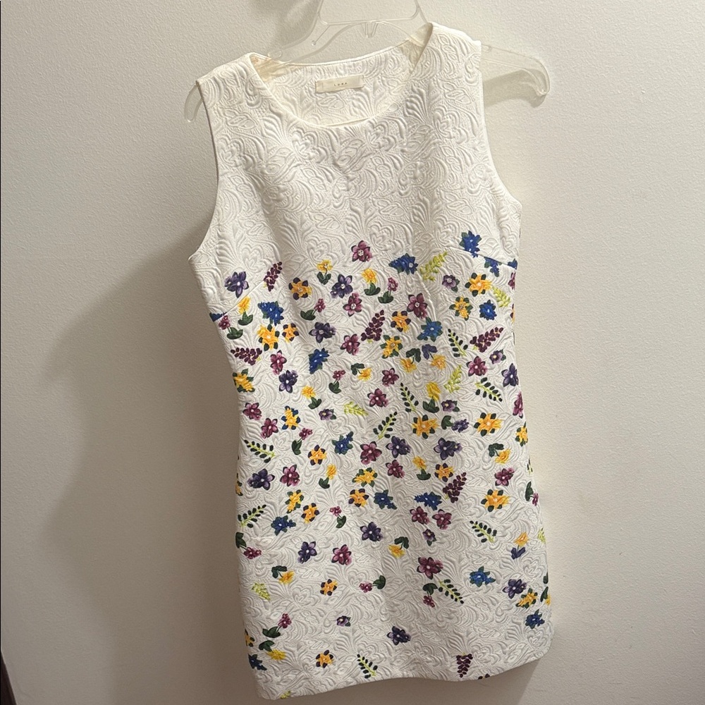 Floral Embroidered Kids Dress